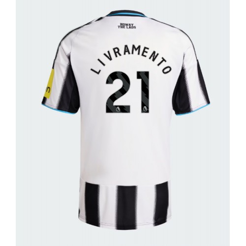 Stroje piłkarskie Newcastle United Tino Livramento #21 Koszulka Podstawowej 2025-26 Krótki Rękaw